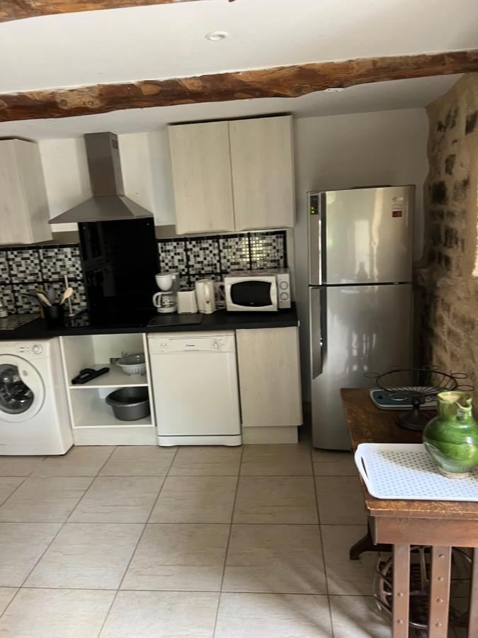La Terrasse De Caromb Face Au Mont Ventoux Avec Clim Appartement Buitenkant foto