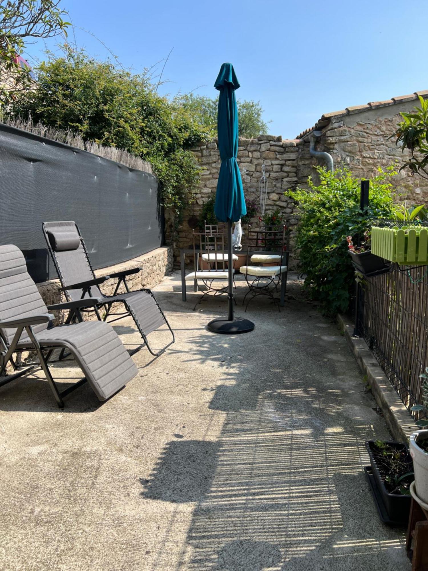 La Terrasse De Caromb Face Au Mont Ventoux Avec Clim Appartement Buitenkant foto